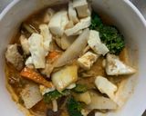 肉無豆腐コク旨クリーミー麻婆味野菜炒め作り方18写真