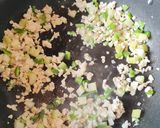 鶏ミンチのセロリ香味混ぜごはん作り方2写真