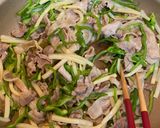 豚肉で青椒肉絲作り方3写真