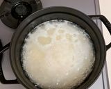 staub22cm鍋★米３合で簡単炊飯作り方4写真