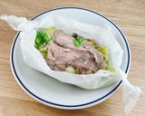 レンジで簡単 豚バラとキャベツの重ね蒸し作り方4写真