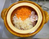 【土鍋】炊き込みチキンライス作り方4写真