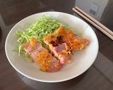 今夜の夕飯に揚げないベーコンカツ作り方4写真