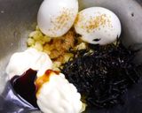 簡単！焼きポテサラ☆ひじきで痛風対策　　　作り方2写真