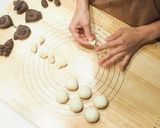 ほぼホームベーカリーで♪猫のちぎりパン作り方10写真
