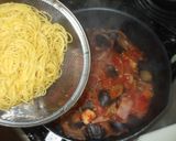 なすトマトソースパスタ♪簡単ベーコン作り方7写真