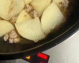 大根と鶏ひき肉のそぼろ煮作り方4写真