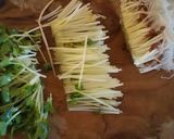 ◆夏副菜◆長芋となめ茸のわさび和え◆作り方2写真