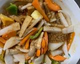 お一人様野菜たっぷり洋風オイトマト味炒飯作り方13写真