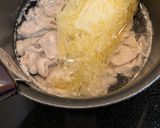 豚しゃぶ肉と金糸瓜の黒酢スープ（酸辣湯風）作り方5写真