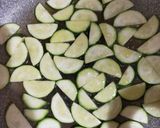 ズッキーニとツナと塩昆布のパスタ作り方3写真