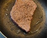 XO醤と舞茸酵素で中華風茶包み牛ステーキ作り方3写真