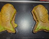 簡単！♬抹茶＆クリームチーズたい焼き♬作り方3写真