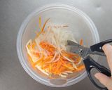 レンジで簡単☆給食風バンサンスー。作り方5写真