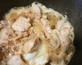 昆布巻きの煮汁再利用で簡単☆親子丼☆昼食作り方2写真