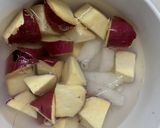 根菜茄子白菜オイ梅マヨ味温野菜サラダ作り方2写真