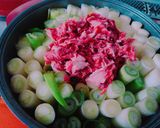 ＊クタクタとろとろ長ネギと牛肉だけの鍋＊作り方2写真