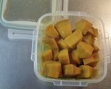 レンジでかぼちゃ甘煮作り方6写真