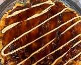 少ない材料で簡単！大きいお好み焼き作り方10写真
