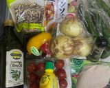 野菜をたくさん摂るキヌアサラダ作り方1写真