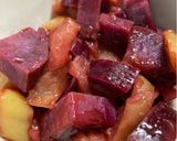 さつまいもとりんごのバター蒸し作り方7写真