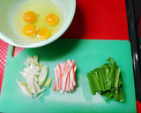 ニラと かにかまの ふわとろ卵炒め作り方1写真