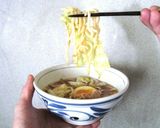 自作の手打ち中華麺で作った乾麺の実食作り方5写真