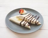 夏休み！レンジ30秒＊もちもち春巻皮ミルクレープ作り方8写真