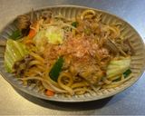 野菜シャキシャキホルモン焼きうどん作り方4写真