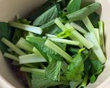 鶏もも肉と小松菜の煮物作り方6写真
