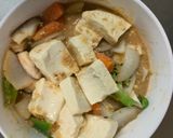 お一人様クリーミー酸辣炒飯味豆腐野菜炒め作り方19写真