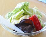 ゆでキャベツのにぎやかサラダ(持ち寄り)作り方1写真