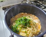 エリンギとキムチの韓国風豆乳クリームパスタ作り方9写真