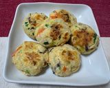 絶品！ふんわり♪おからと野菜のチーズバーグ作り方5写真
