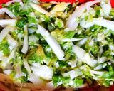 青梅塩麹漬けセロリとホタテ缶の半冷し中華作り方1写真