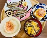ノンフライヤーで超簡単☆ししゃも焼き定食作り方5写真