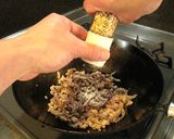 ラオスの代表的な料理ラープで作る切り餅作り方10写真