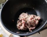 夕飯にお鍋１つで簡単！豚挽き肉で巾着煮作り方4写真