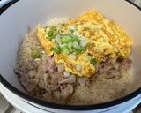 炊飯器⌘豚バラネギ塩チャーハン作り方4写真
