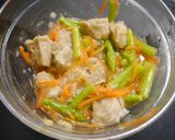 レンジで簡単！しゅうまいアスパラのうま煮作り方3写真