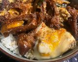 揚げちくわの玉とじ丼作り方7写真