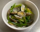 アサリとネギのバター炒め作り方4写真
