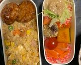 全てレンジ洋風レモンオイ味噌味炒飯弁当作り方16写真