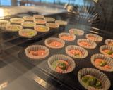 桜と抹茶の春マフィン作り方9写真