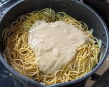 ふんわり香る酒粕豆乳明太子クリームパスタ作り方9写真