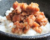 【 豚こまそぼろ味噌 〗作り方7写真