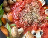 野菜たっぷりの煮込みハンバーグ作り方3写真