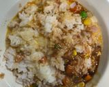 全てレンジ中華風オイデミ味炒飯弁当作り方9写真