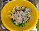 ゴーヤ厚揚げしめじツナのマヨチーズ焼作り方3写真