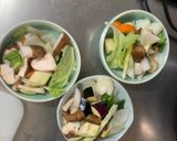 肉無チクワ簡単洋風梅塩昆布味野菜炒め作り方10写真